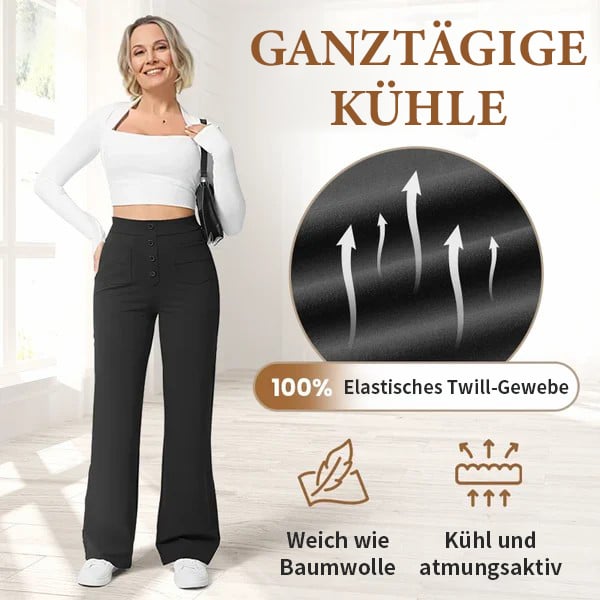 🔥GROSSER AUSVERKAUF💷Bester Preis🔥Damen Casual Hohe Taille Stretch-Hose