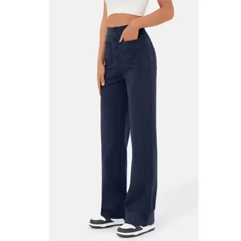🔥GROSSER AUSVERKAUF💷Bester Preis🔥Damen Casual Hohe Taille Stretch-Hose