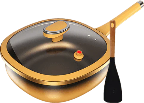 🍳✨ Antihaft-Topf aus Titanlegierung, 12 Zoll, mit Deckel 🍲💫