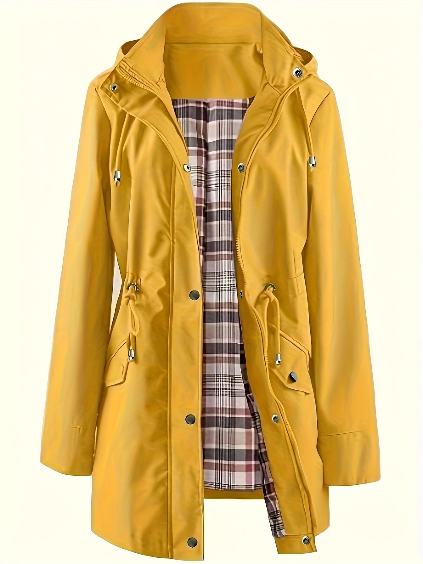 💓Neu eingetroffen 50% Rabatt☂️🌧️Einfarbige Freizeitjacken, wasser- und winddichte Mäntel, Windjacken mit Kapuze