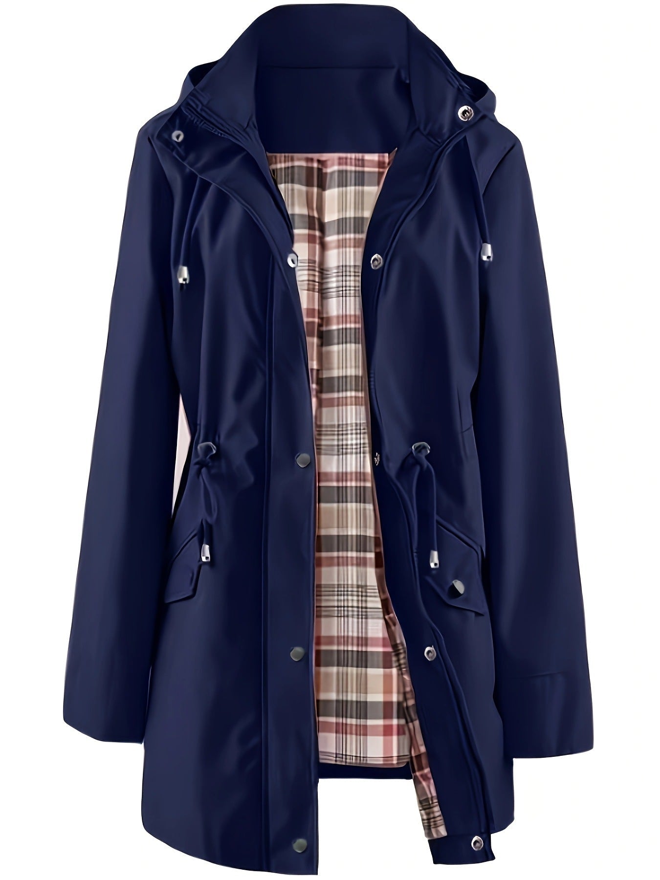 💓Neu eingetroffen 50% Rabatt☂️🌧️Einfarbige Freizeitjacken, wasser- und winddichte Mäntel, Windjacken mit Kapuze
