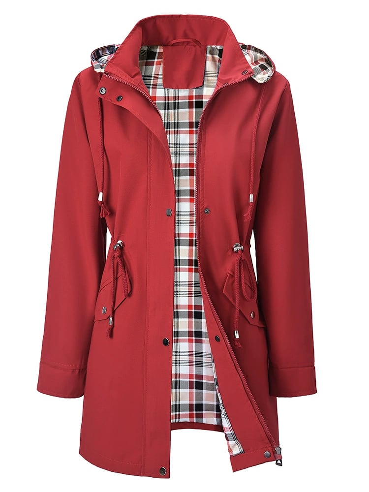 🍂Herbstrabatt 50 %💗🧥Ultimative karierte wasserdichte Jacke für Frauen🍃