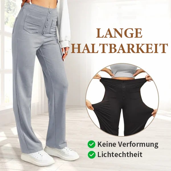 🔥GROSSER AUSVERKAUF💷Bester Preis🔥Damen Casual Hohe Taille Stretch-Hose