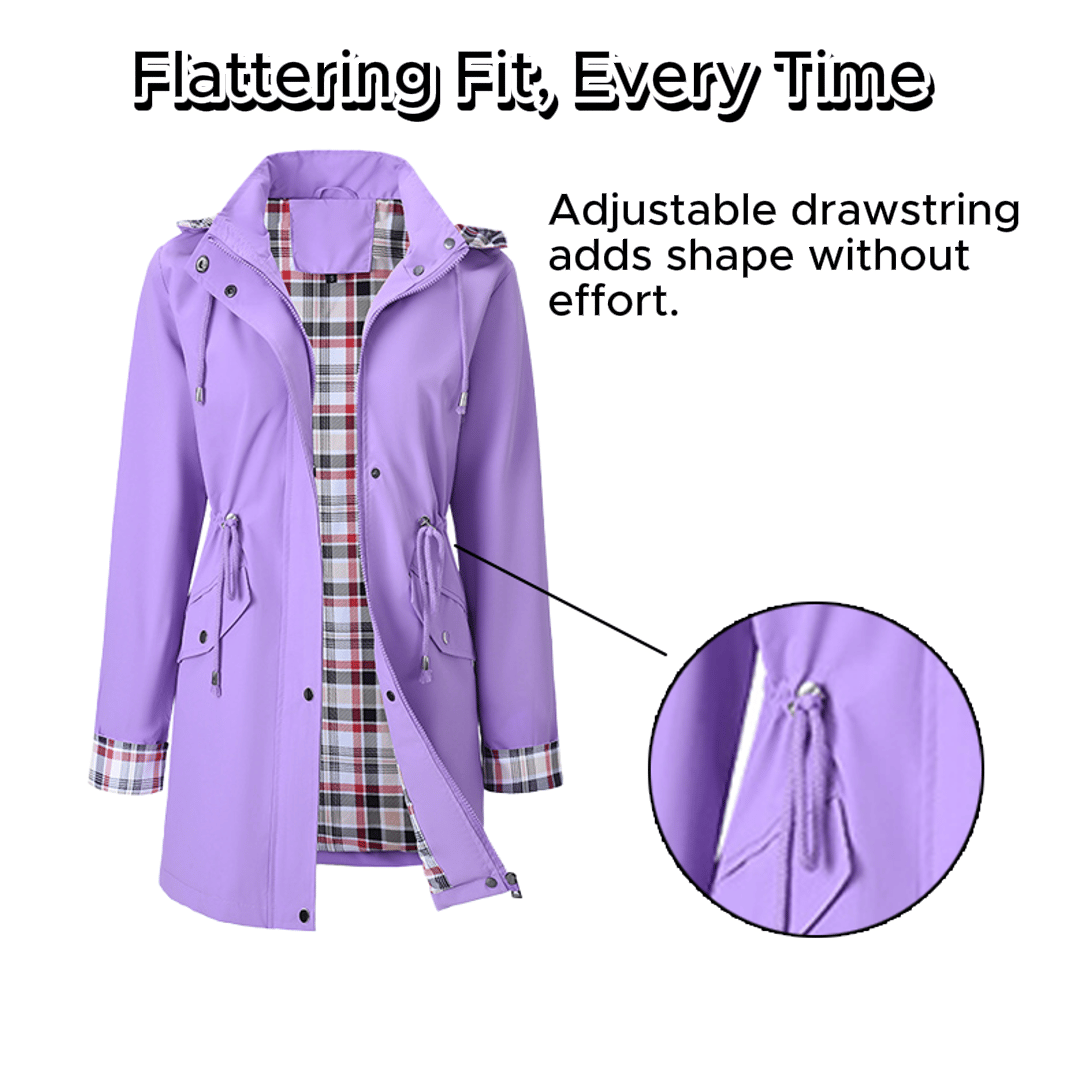 🍂Herbstrabatt 50 %💗🧥Ultimative karierte wasserdichte Jacke für Frauen🍃
