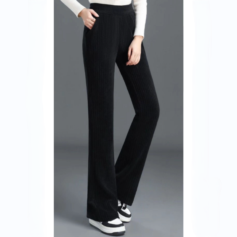 🚶👖Neue Slim Fit Damenhose mit breitem Gummibund🍁New für den Herbst✨