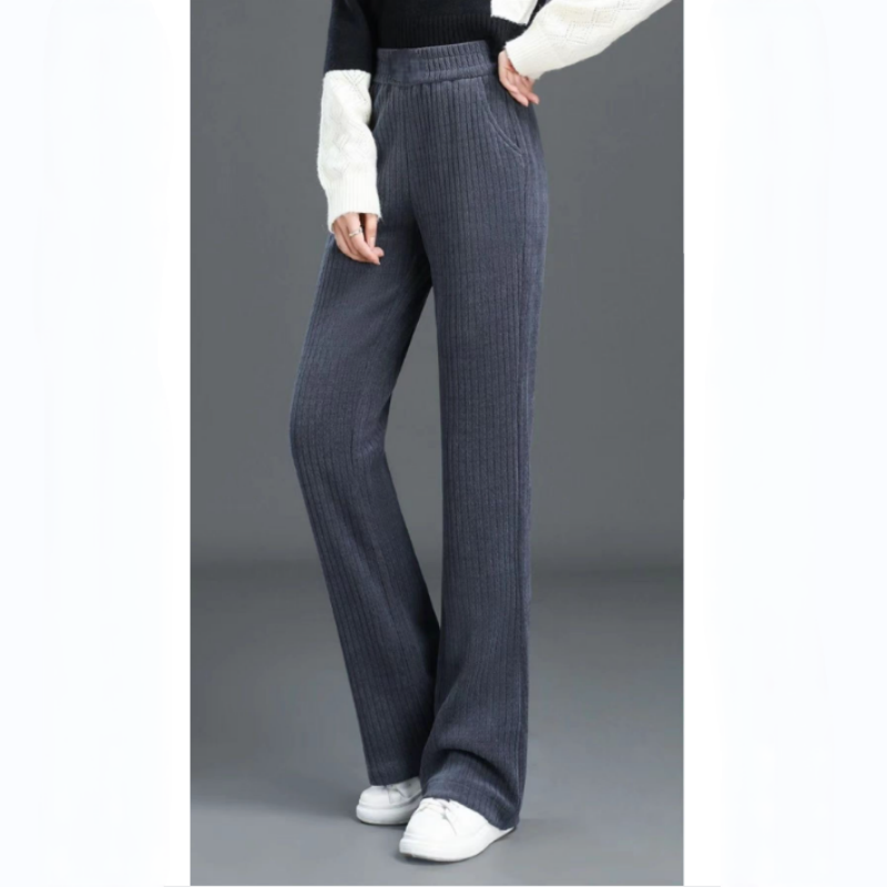 🚶👖Neue Slim Fit Damenhose mit breitem Gummibund🍁New für den Herbst✨