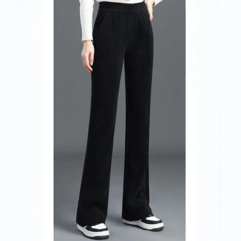 🚶👖Neue Slim Fit Damenhose mit breitem Gummibund🍁New für den Herbst✨