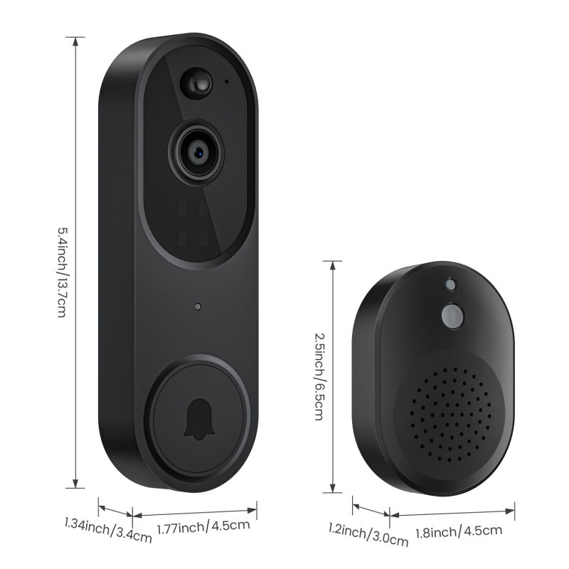 Smart Home Drahtlose HD Video Türklingel & Glocke-11
