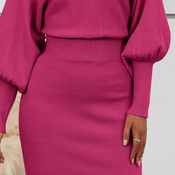 🥰Heiße Neuankömmlinge👗Eleganter Strickrock 2-teiliges Set