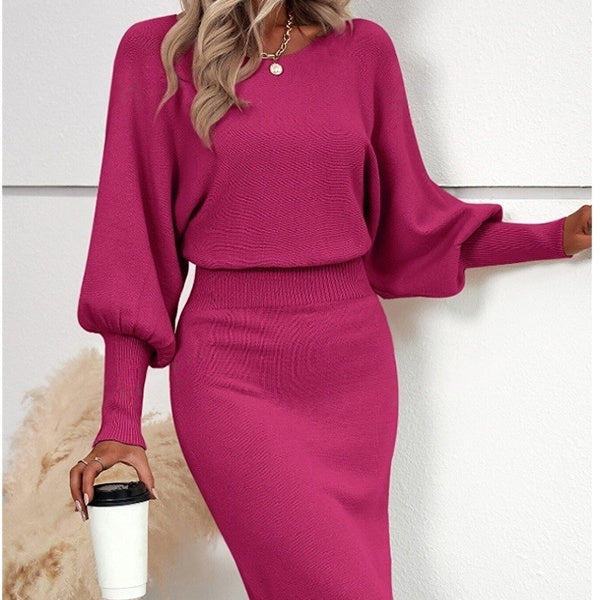 🥰Heiße Neuankömmlinge👗Eleganter Strickrock 2-teiliges Set