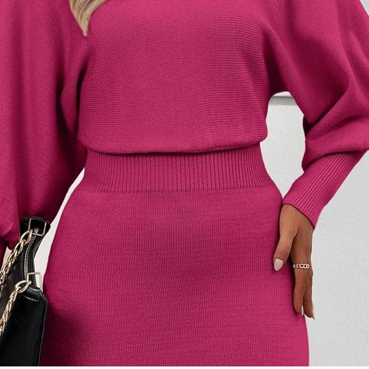 🥰Heiße Neuankömmlinge👗Eleganter Strickrock 2-teiliges Set