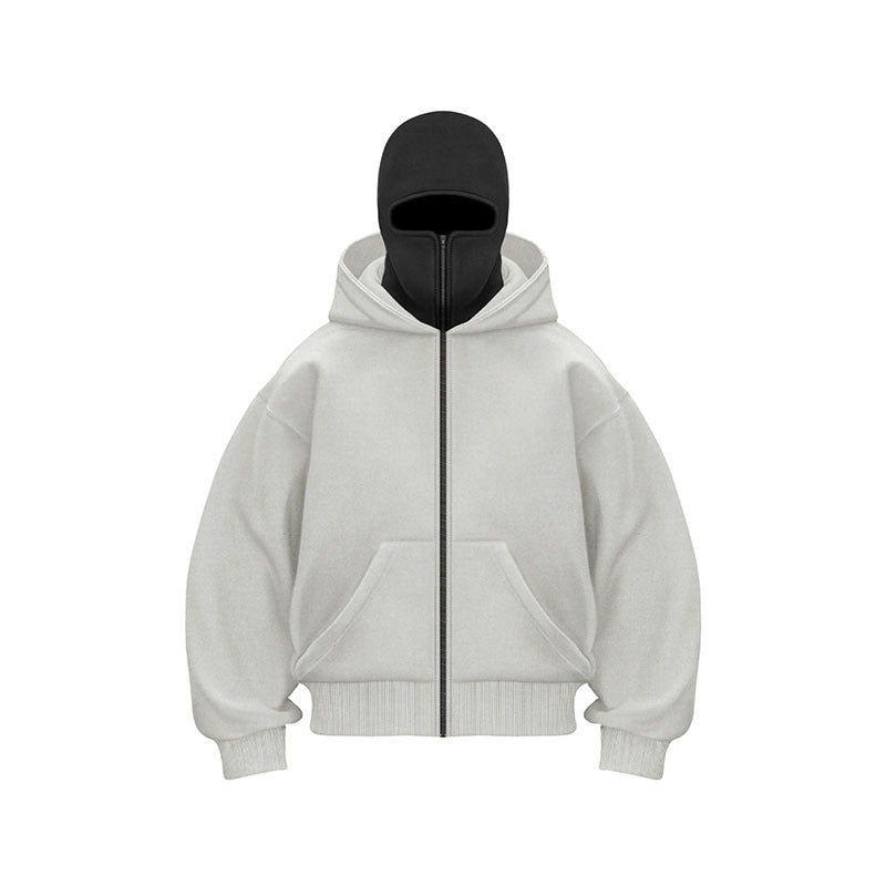 Ninja-Kapuzenpullover mit Reißverschluss für Männer und Frauen