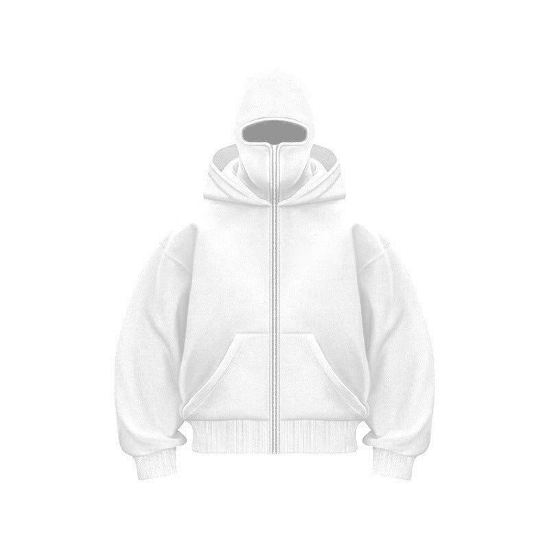 Ninja-Kapuzenpullover mit Reißverschluss für Männer und Frauen