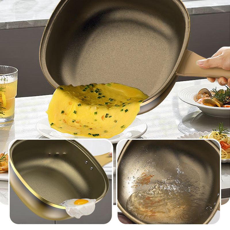 🍳✨ Antihaft-Topf aus Titanlegierung, 12 Zoll, mit Deckel 🍲💫