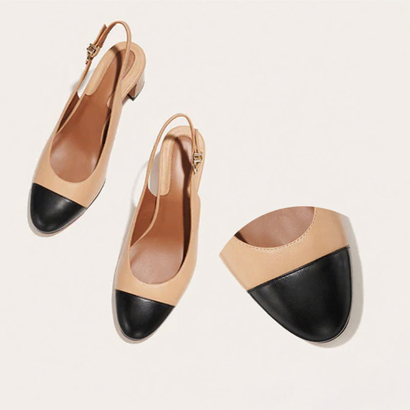 Klassische Slingpumps mit runder Spitze für Damen