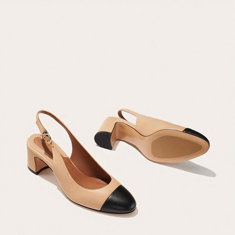 Klassische Slingpumps mit runder Spitze für Damen