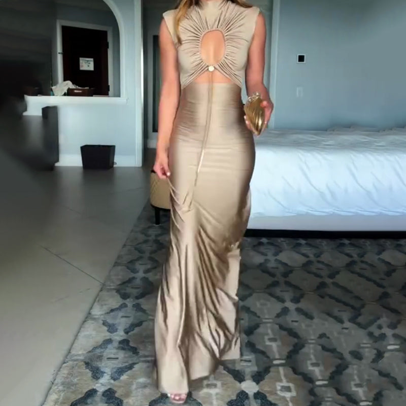 Sexy Abendkleid mit Cut-Outs und seitlichem Schlitz
