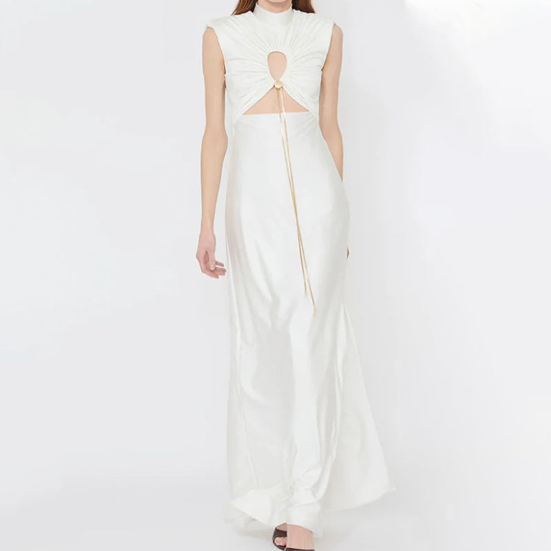 Sexy Abendkleid mit Cut-Outs und seitlichem Schlitz
