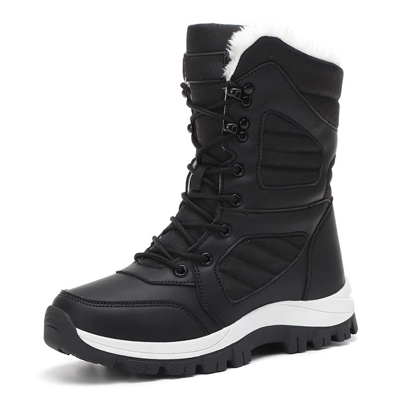 🔥Begrenzte Stückzahl verfügbar 50% Rabatt🔥Warme, knöchelhohe Schneestiefel zum Schnüren für Damen