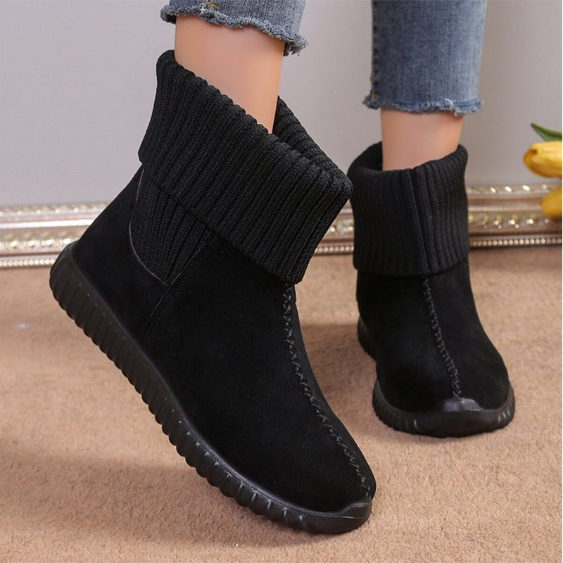 Warme Slip-On-Stiefeletten für Damen