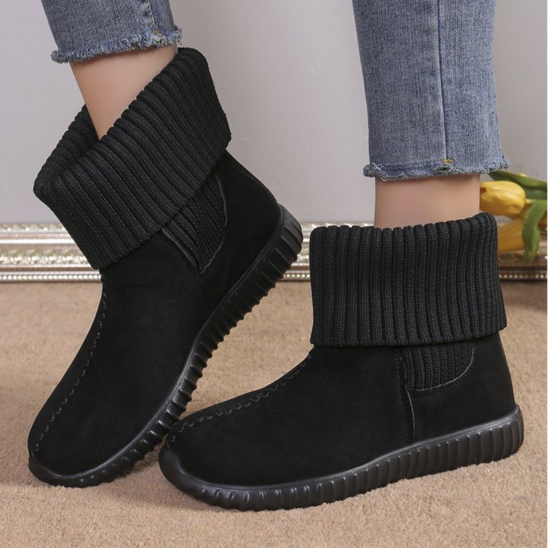 Warme Slip-On-Stiefeletten für Damen