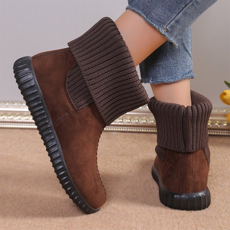Warme Slip-On-Stiefeletten für Damen