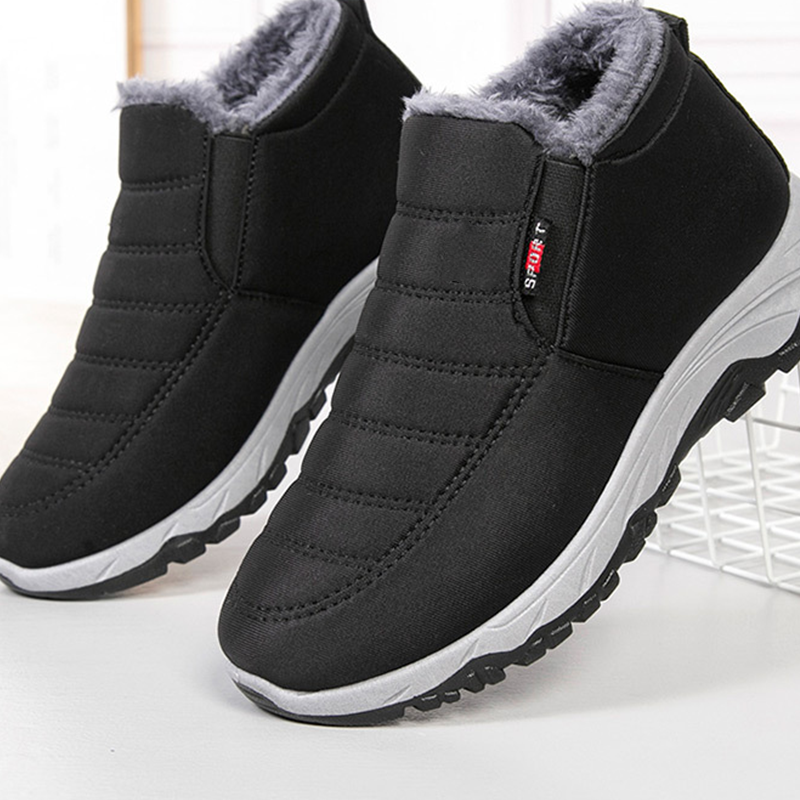 Bequeme, warme Slipper-Stiefeletten für Damen
