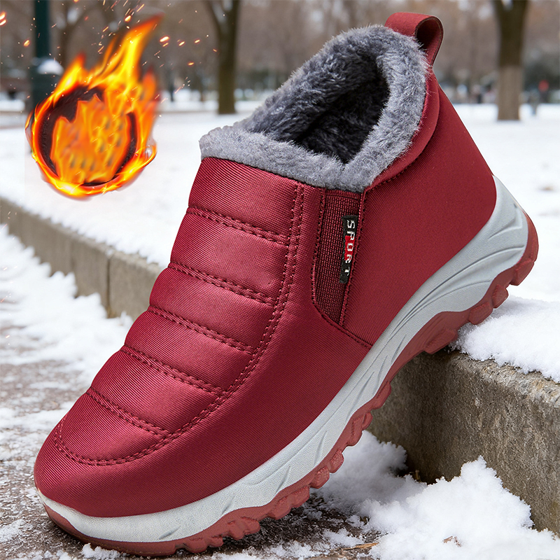 Bequeme, warme Slipper-Stiefeletten für Damen