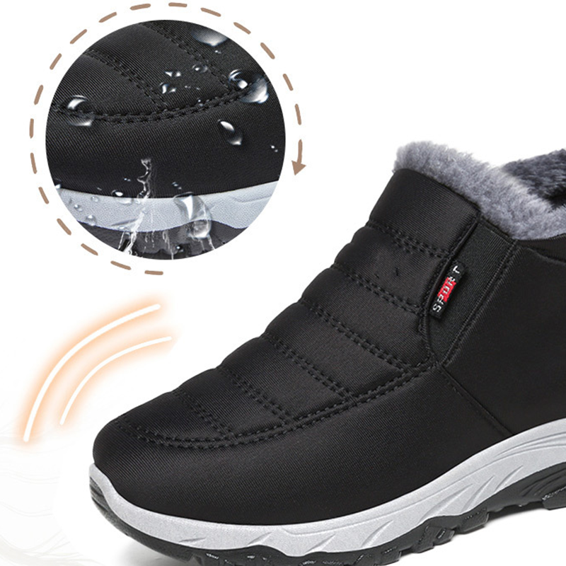 Bequeme, warme Slipper-Stiefeletten für Damen