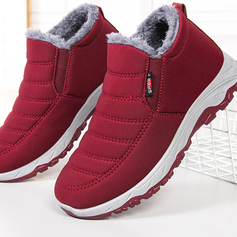 Bequeme, warme Slipper-Stiefeletten für Damen