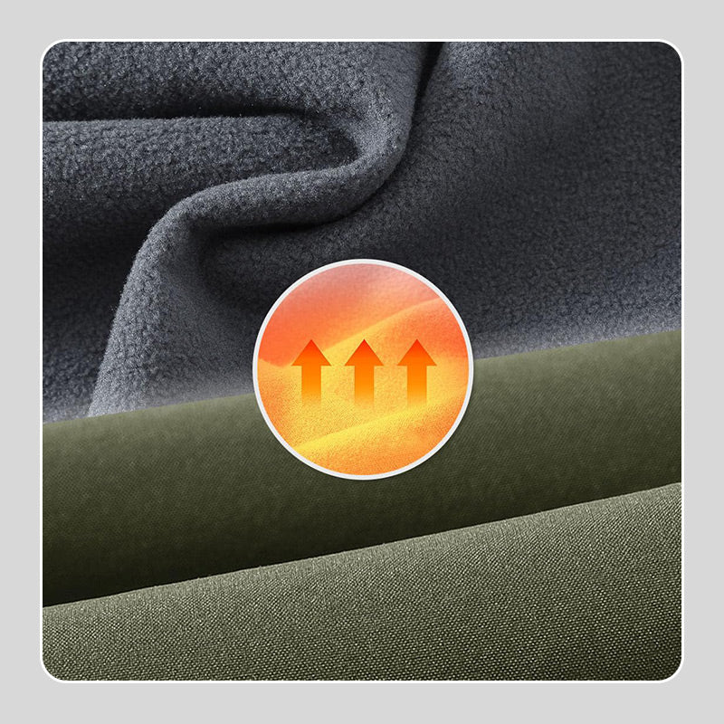 Winddichte, wasserdichte, warme Wanderhose mit elastischem Bund
