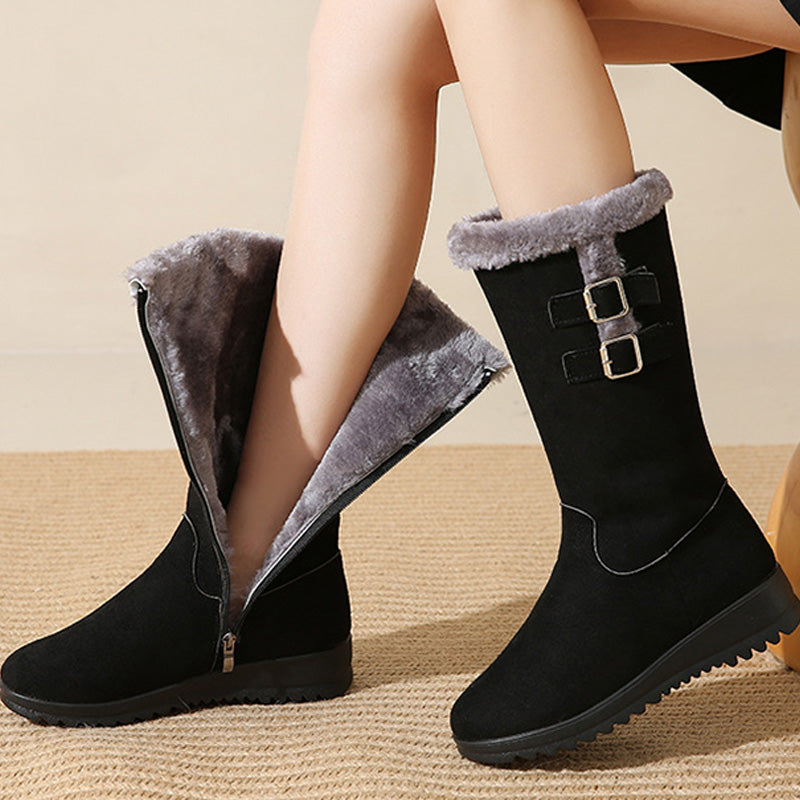 💖 💖Zeitlich begrenztes Angebot – 50 % Rabatt💥💥Damen modische wadenhohe Schneestiefel