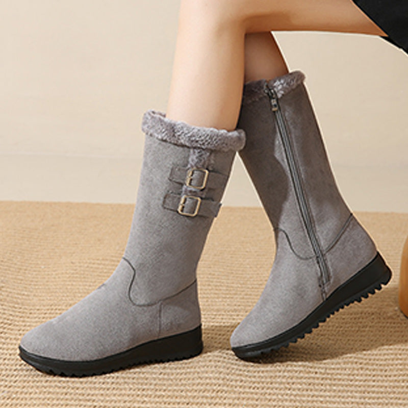 💖 💖Zeitlich begrenztes Angebot – 50 % Rabatt💥💥Damen modische wadenhohe Schneestiefel