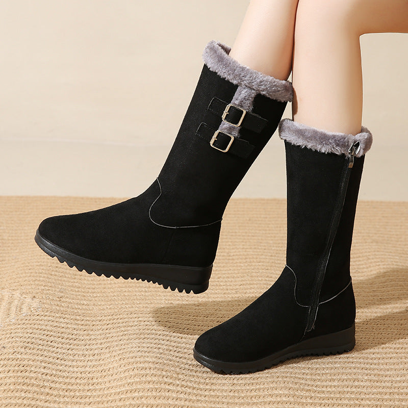 💖 💖Zeitlich begrenztes Angebot – 50 % Rabatt💥💥Damen modische wadenhohe Schneestiefel