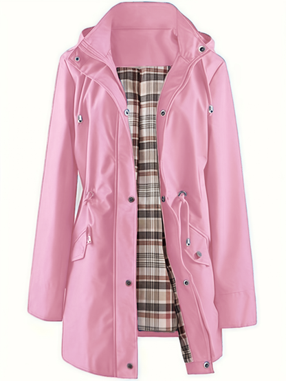 💓Neu eingetroffen 50% Rabatt☂️🌧️Einfarbige Freizeitjacken, wasser- und winddichte Mäntel, Windjacken mit Kapuze