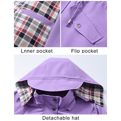 🍂Herbstrabatt 50 %💗🧥Ultimative karierte wasserdichte Jacke für Frauen🍃