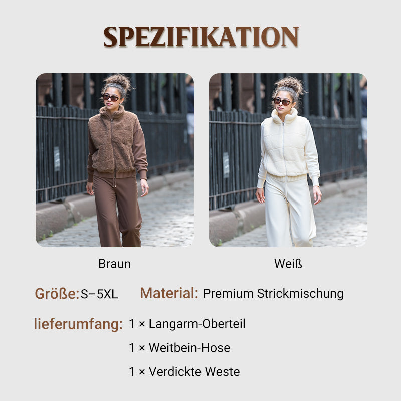 🎅Weihnachtsverkauf 50% Rabatt🌸Warme & superbequeme 3-teilige Damen-Set – Schnell zuschlagen!