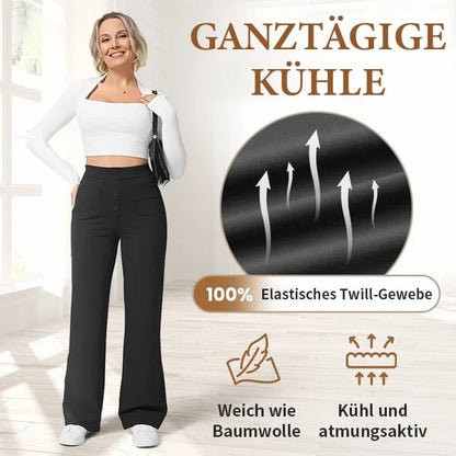 🔥GROSSER AUSVERKAUF💷Bester Preis🔥Damen Casual Hohe Taille Stretch-Hose