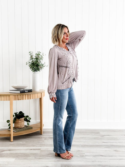 🍂Heiliger Gral Bauchfreie Bootcut-Jeans👖💥Befristetes Angebot: 50% Rabatt auf Bestellungen