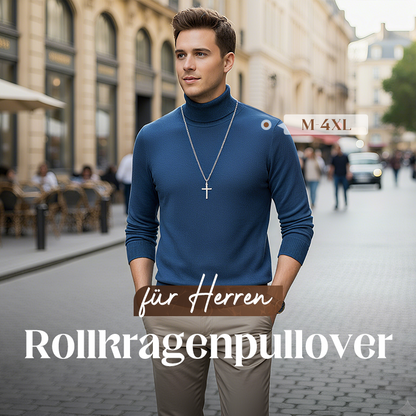 🧶 50% RABATT HEISSER VERKÄUF! ✨ Premium Kaschmirpulli Herren Einfarbig - Weiches Wohlfühlgarn mit Moderner Passform für Business & Freizeit 👔🎯