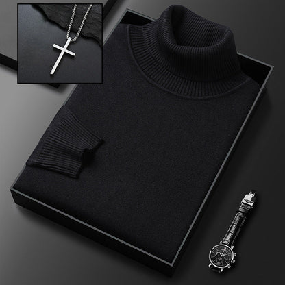 🧶 50% RABATT HEISSER VERKÄUF! ✨ Premium Kaschmirpulli Herren Einfarbig - Weiches Wohlfühlgarn mit Moderner Passform für Business & Freizeit 👔🎯