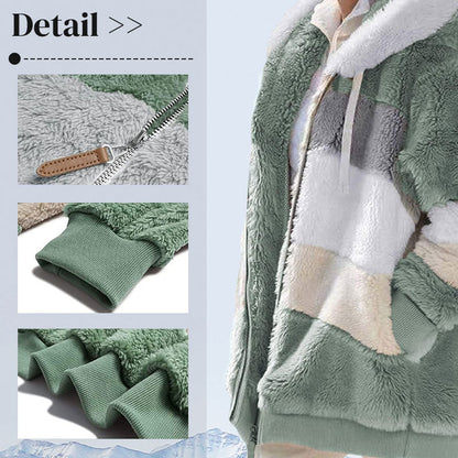 🧥 50% RABATT BLACK FRIDAY! ✨ Lässige Warme Jacke Damen - Leichtes Yeti-Mode-Design mit Wärmender Füllung für Herbst und Winter ❄️🛍️