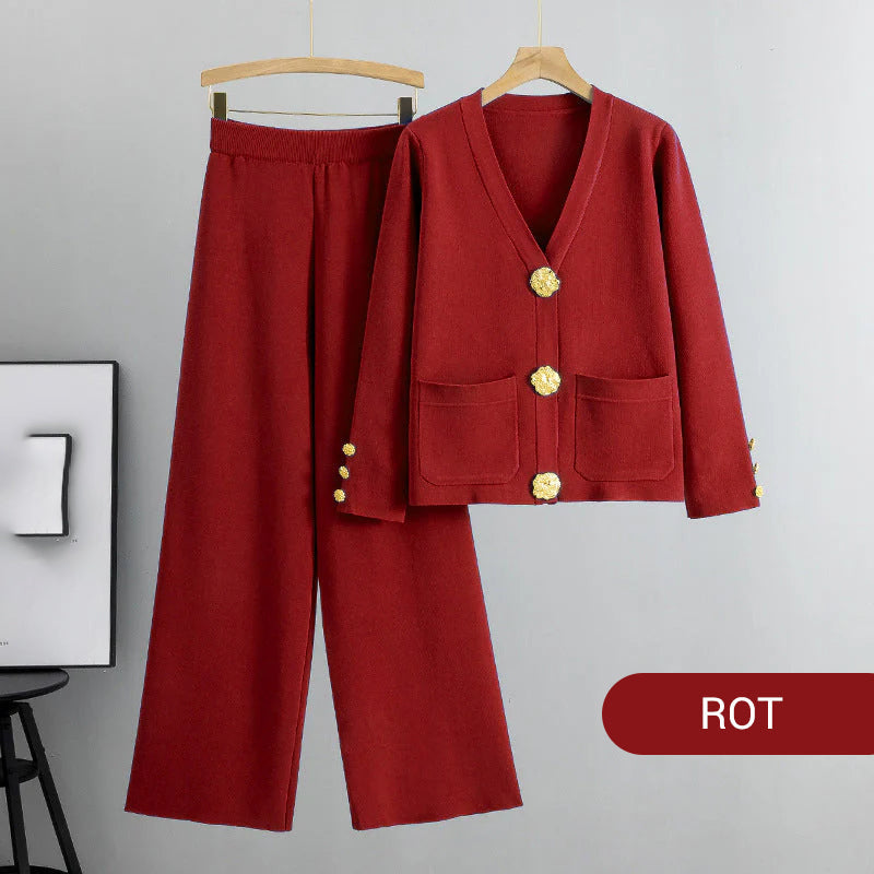 🔥50 % RABATT🖤Elegantes 2-teiliges Set für Damen