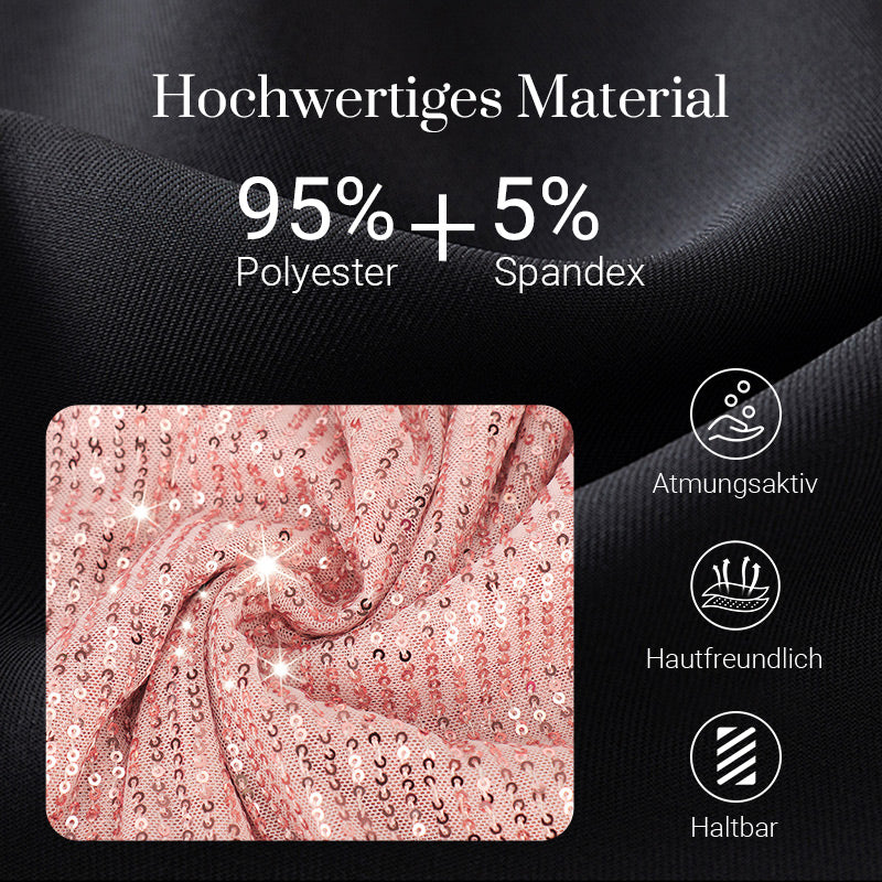 💃49% RABATT💖Party- und Clubkleid mit One-Shoulder-Träger und funkelnden Pailletten für Damen✨