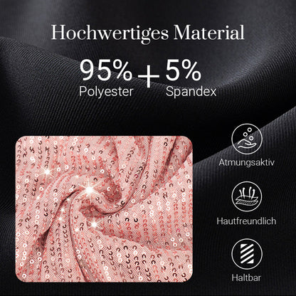 💃49% RABATT💖Party- und Clubkleid mit One-Shoulder-Träger und funkelnden Pailletten für Damen✨