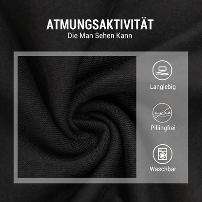 Slim Fit Langarm-T-Shirt für Herren mit Stehkragen