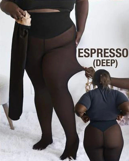 ❄️Heißer Verkauf 50 % Rabatt!!⚡Über 50.000 Stück verkauft!❄️Fleece-Leggings mit einer Naht für eine schöne Silhouette✨✨Bleiben Sie warm. Sehen Sie gut aus. 💕