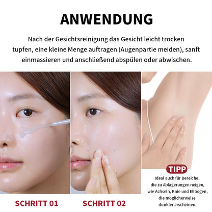 [Dr. Melaxin Official] Peel Shot Glow-Reis-Ampullen-Duo – Seren zum Aufhellen, Peelen und Befeuchten – Für alle Hauttypen geeignet