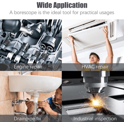 3 in 1 Endoskopkamera, Wasserdichte Endoskop Inspektion, Schlangenkamera Endoskop für Android TypC Mobiltelefone