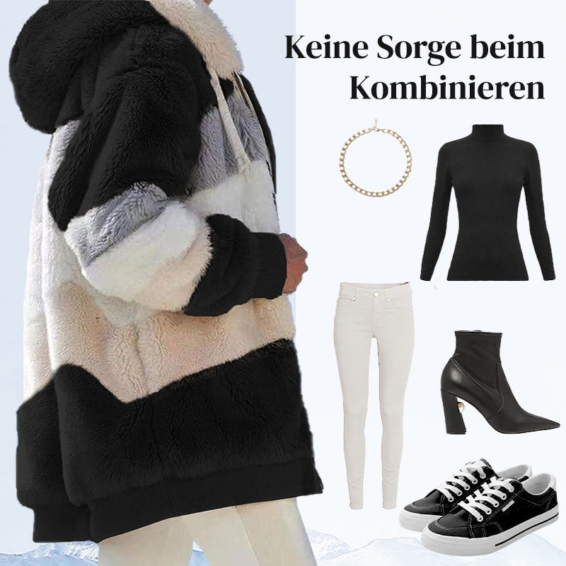 🧥 50% RABATT BLACK FRIDAY! ✨ Lässige Warme Jacke Damen - Leichtes Yeti-Mode-Design mit Wärmender Füllung für Herbst und Winter ❄️🛍️